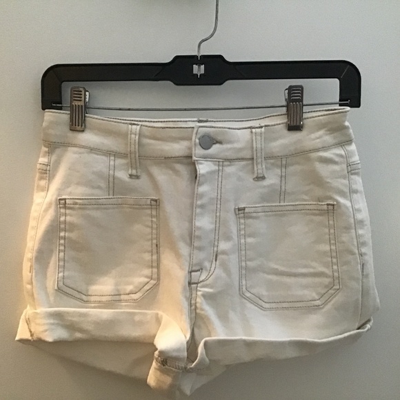 Off white denim short - Picture 1 of 2